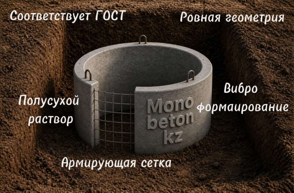 заводские бетонные кольца